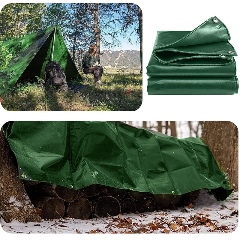 0.3mm PVC Plane Regenschutz - 400g/㎡ Wasserdicht Sonnensegel Outdoor Garten Pflanzenschutz Boot Auto LKW