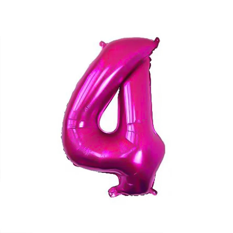 Choice Q001-HPK Zahlenballon - 32 Zoll Rosa Folie Party
