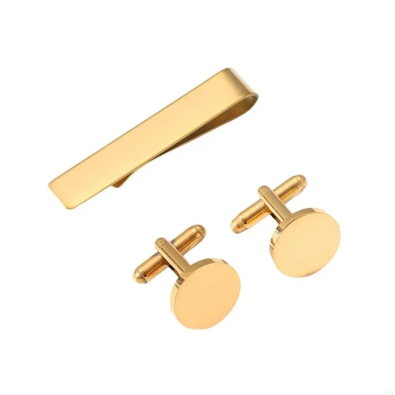 Angelady A52E Manschettenknopf Set Modern - Edelstahl Unisex