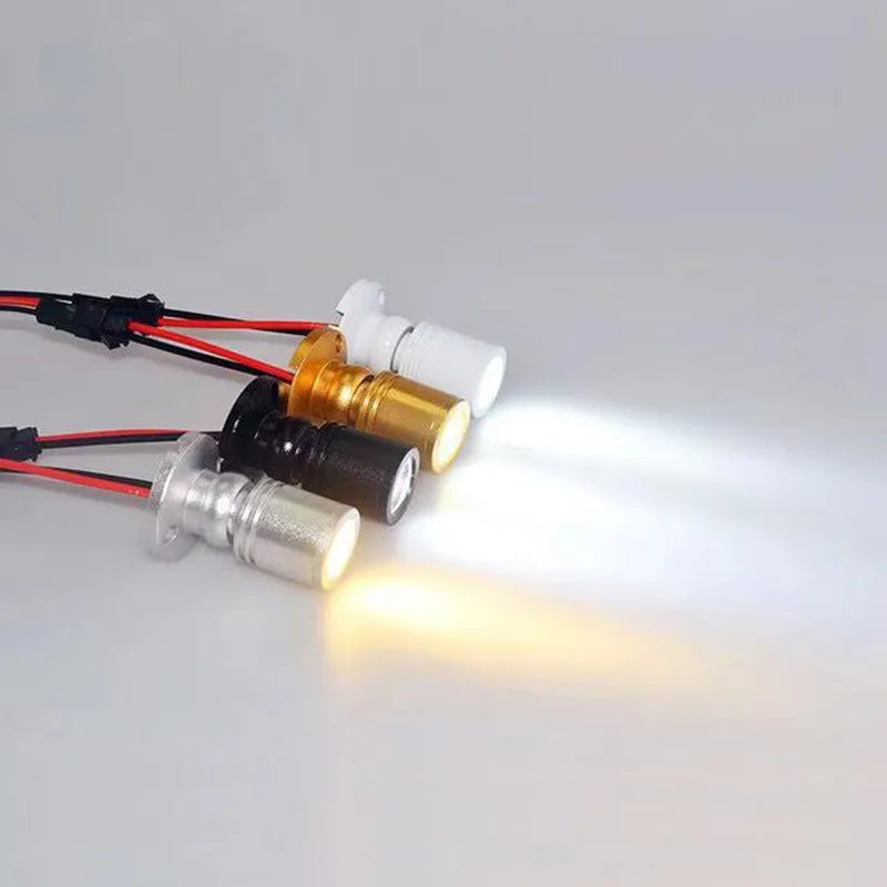 ROANJUNYH Mini Einbauspot 3W LED - 12V 110V 4000K 50mm - Golden Bridge Store