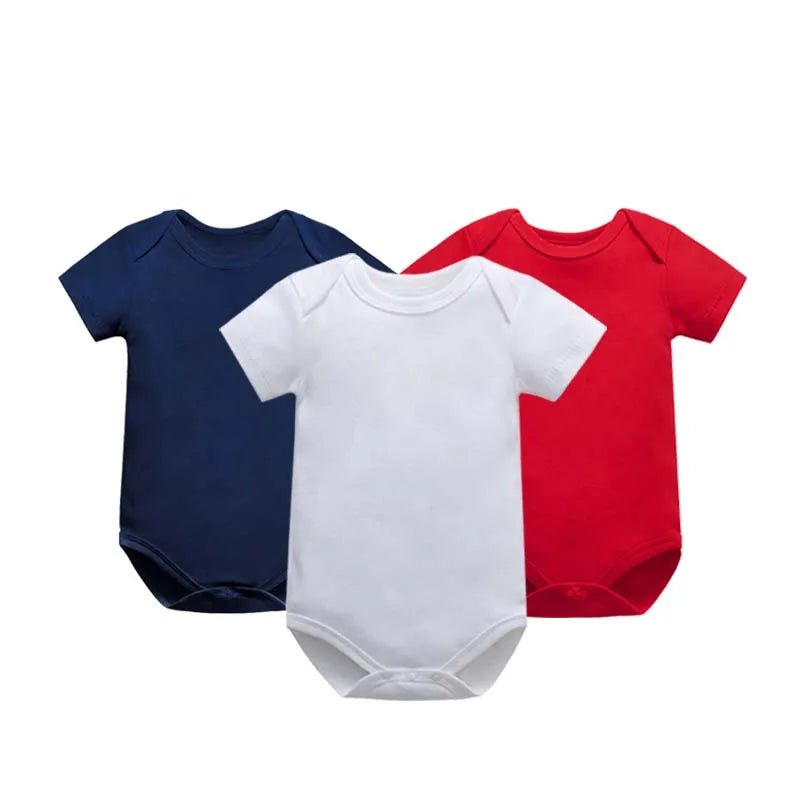 Guangdong Babybody Baumwolle Kurzarm Unisex - 3 Stk 0-24M
