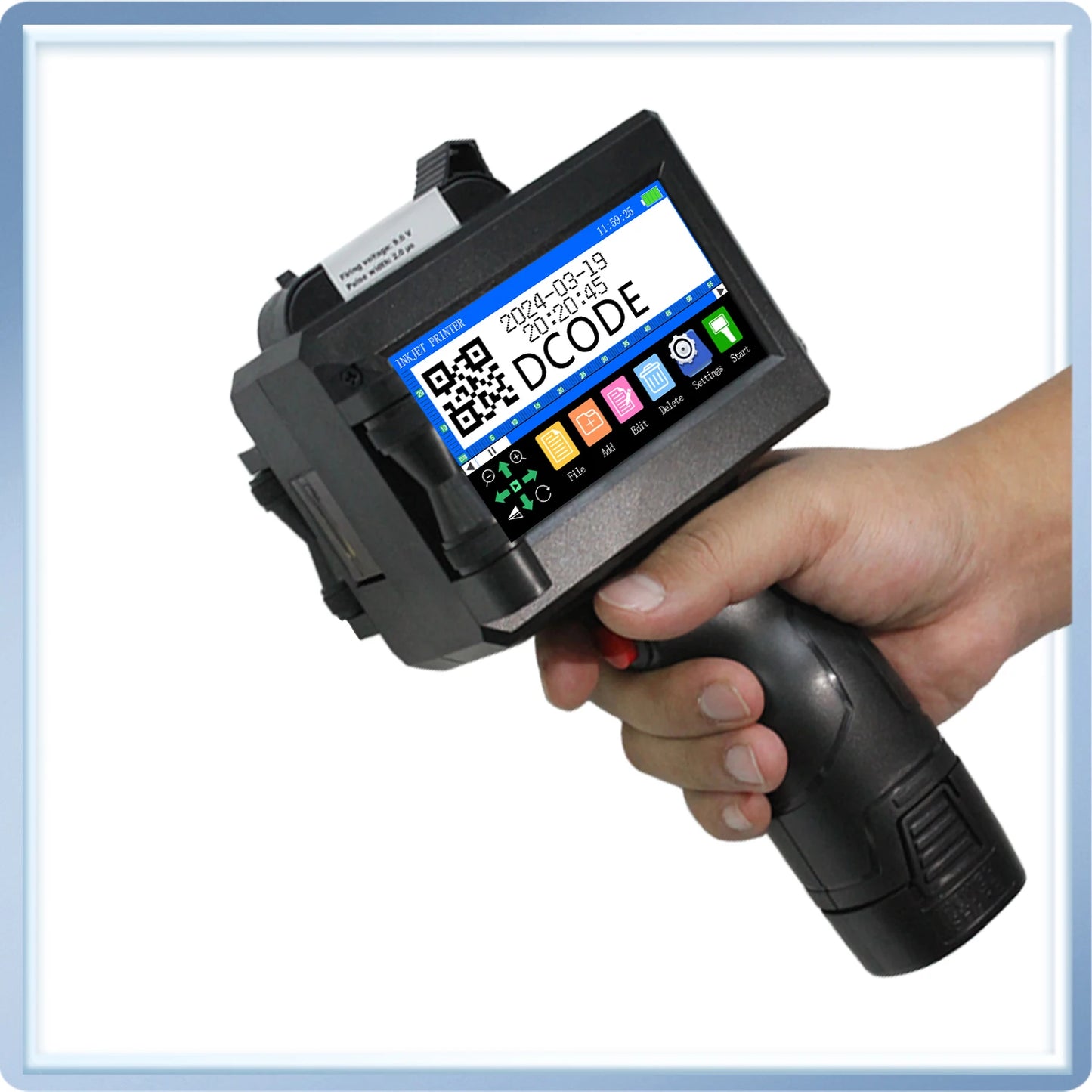 DCODE 1750PLUS-1 Mobil TIJ - 2000mAh 1.4GHz, 25,4mm