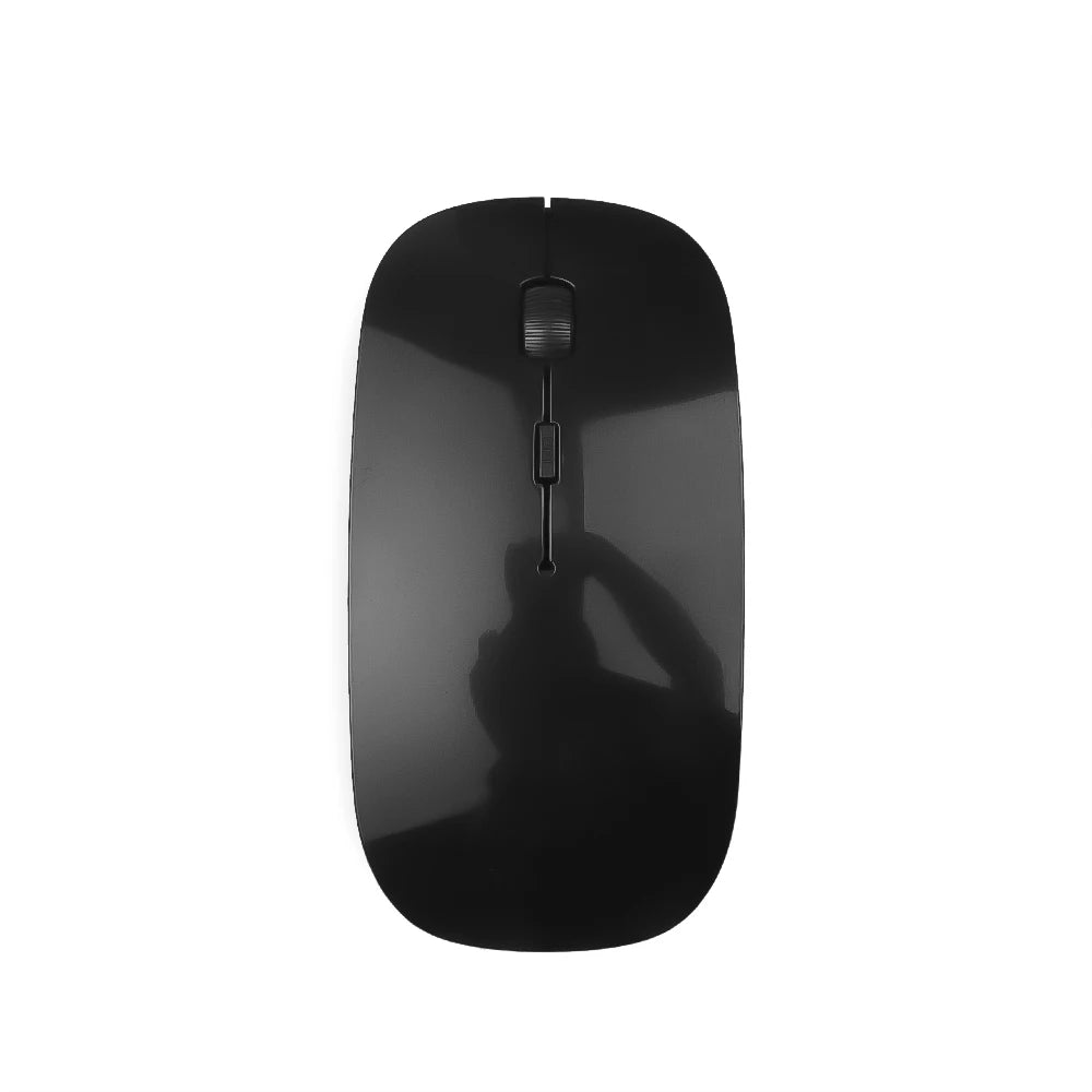 Slim Wireless Mouse 2.4GHz Optical Mice 1600DPI USB Receiver Gamer Office Thin Mouse Ergonomic Design Mice For PC Laptop Desktop