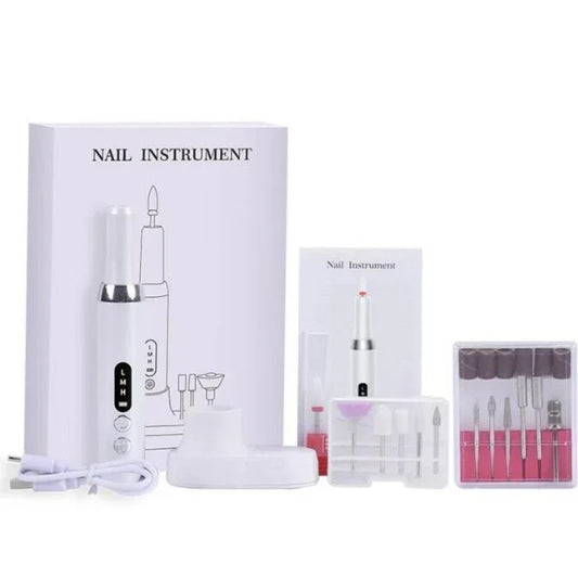Electric Nail Polisher Drill Bits Professional Nails Grinding Polishing Dead Skin Removal Art Sanding File Pen Manicure Machine