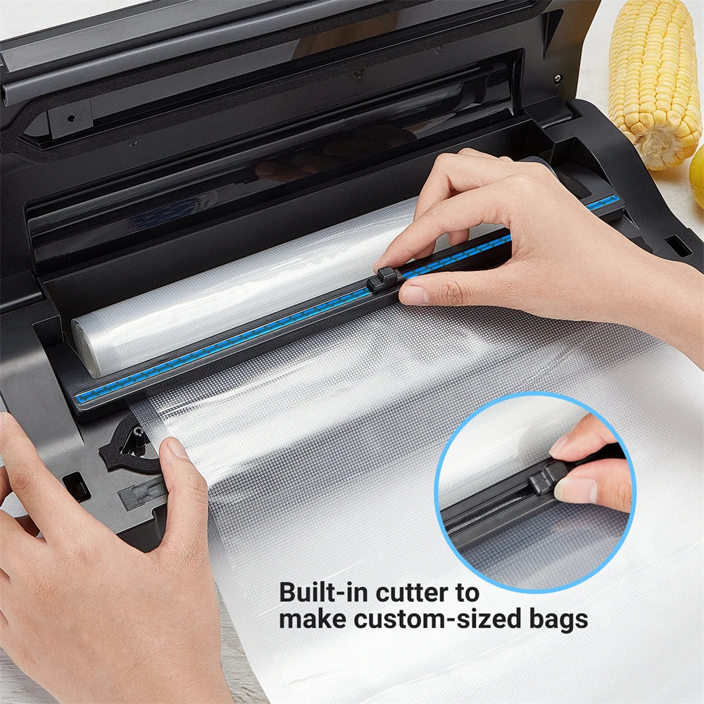 INKBIRD INK-VS02 Vacuum Sealer Packaging Machine For Food Storage Household Vacuum Food Packer Sous Vide Vacuum bag Rolls