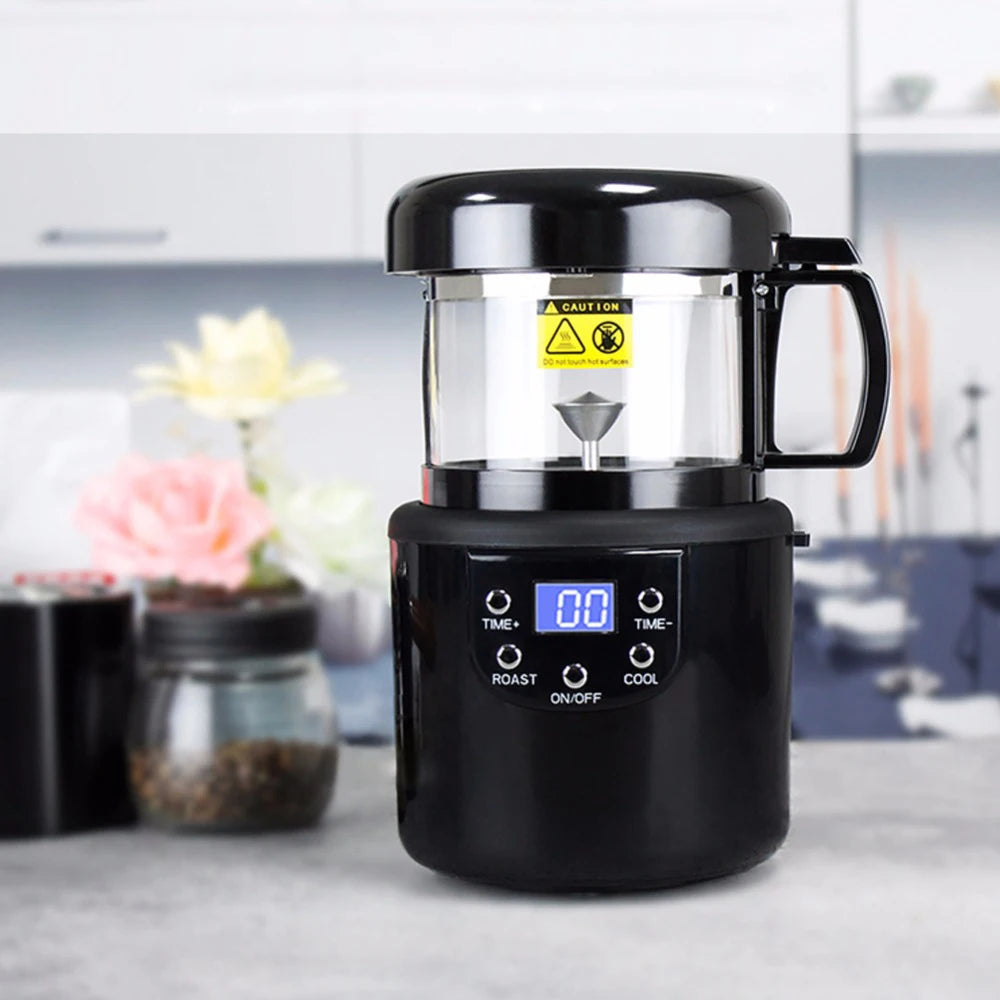 CAFEMASY Electric Coffee Bean Roaster Machine Mini Household Air Coffee Bean Roaster Temperature Control Coffee Roasting Machine
