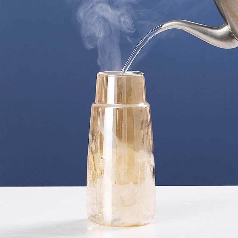 CareLine Teekanne Transparent - 750/850ml Glas Becher