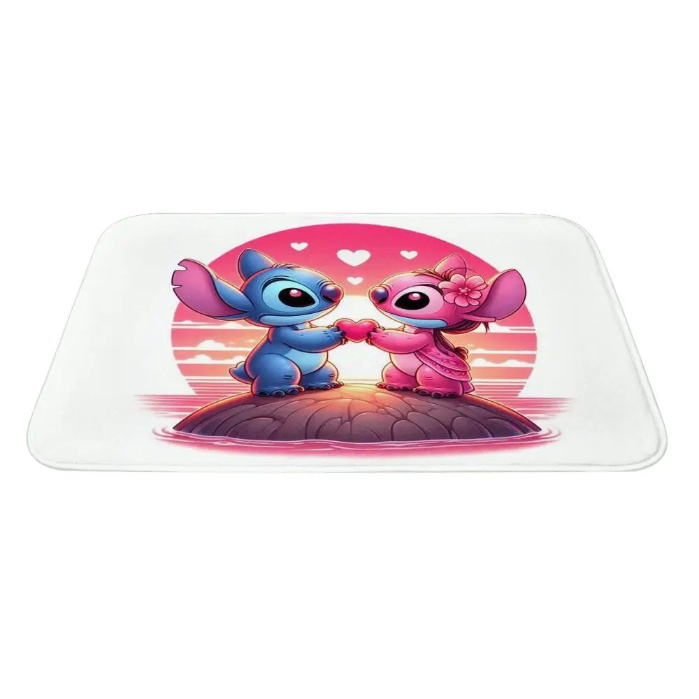 Custom Cartoon Stitch Floor Door Kitchen Bathroom Mat Anti-Slip Outdoor Doormat Bedroom Balcony Entrance Rug Carpet Footpad