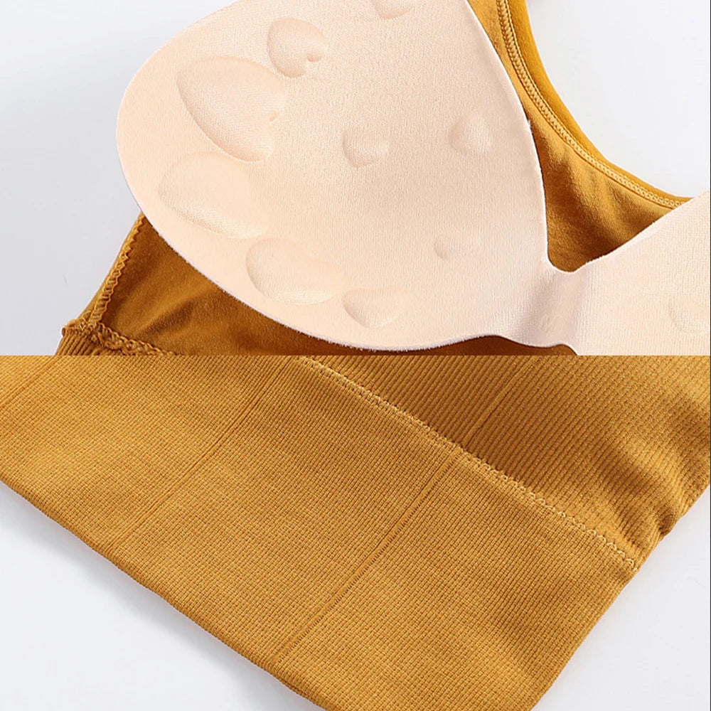 Women elegant Tops Tube Push Up Bra Female Streetwear Sleeveless Camis Seamless Sport Lingerie Tee Crop Top Bandeau Top Tanks