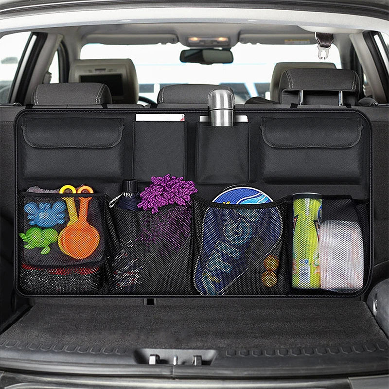 Car Trunk Hanging Storage Bag Back Seat Universal Large Capacity Oxford Waterproof Multi-pocket Car Trunk Storage Bag Organizer