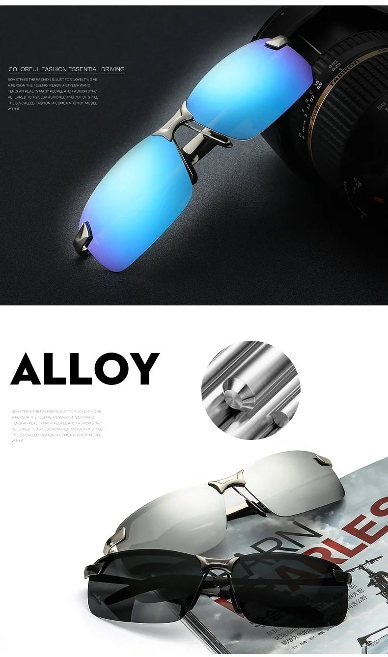 Classic Luxury Men's Polarized Sunglasses For Men Women Driving Fishing Hiking Sun Glasses Male Vintage Glasses Man Shades UV400
