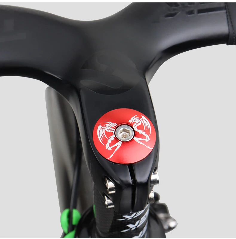 MUQZI Berg Fahrrad Steuersatz Abdeckung Aluminium Legierung Ultra-Leicht Schüssel Abdeckung Rennrad Fixed Gear Faltteile Steuersatz Top Kappe
