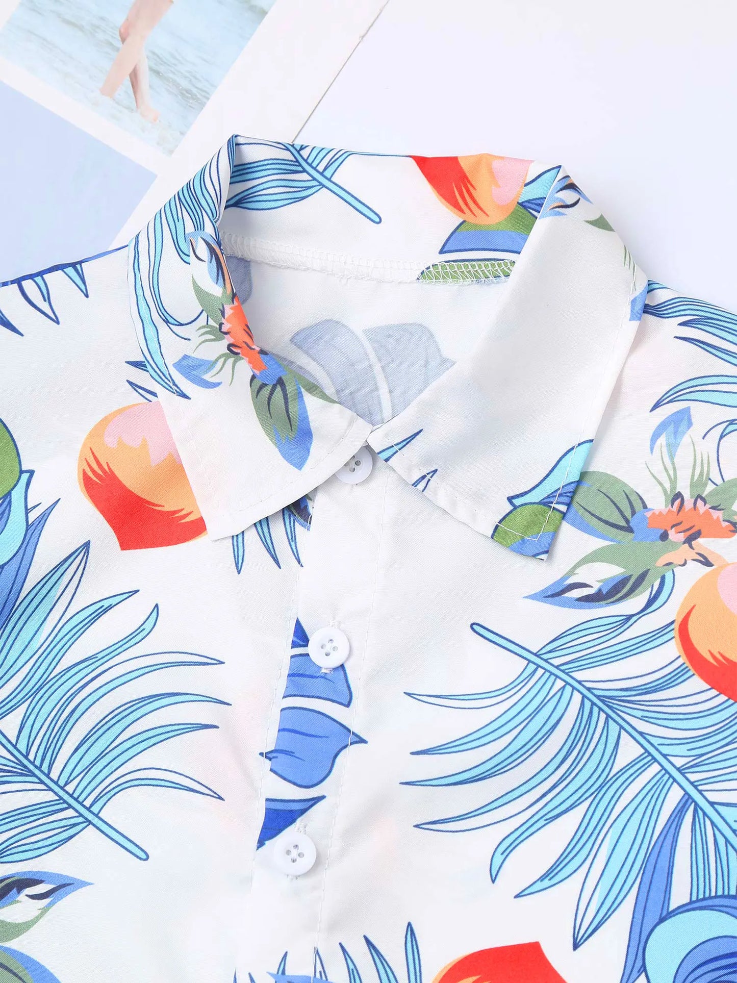Jungen-Sommer-Set 2025: Hawaii-Hemd & Shorts - Premium Vacation Collection