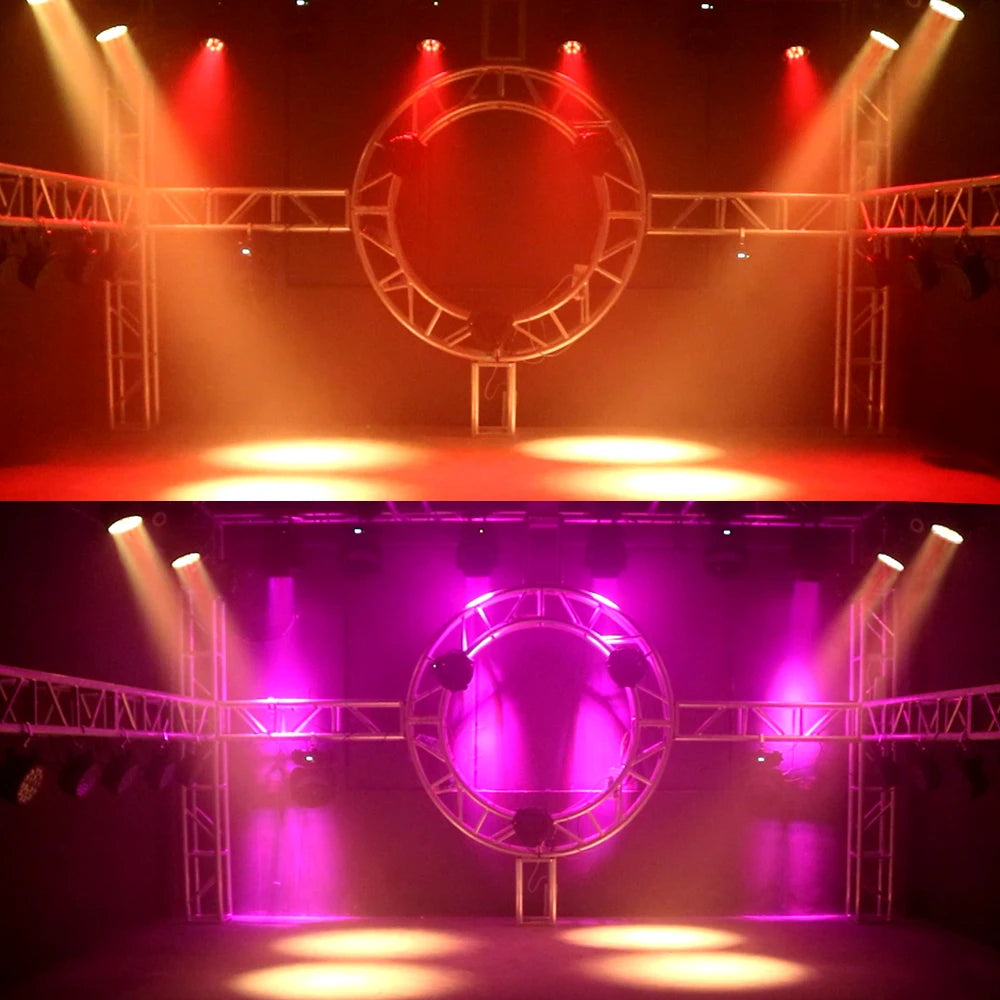 SHEHDS LED Zoom 19x15W RGBW Moving Head Light Beam Wash Effect Flight Case pentru DJ Disco Crăciun Concerte Nunți Petreceri