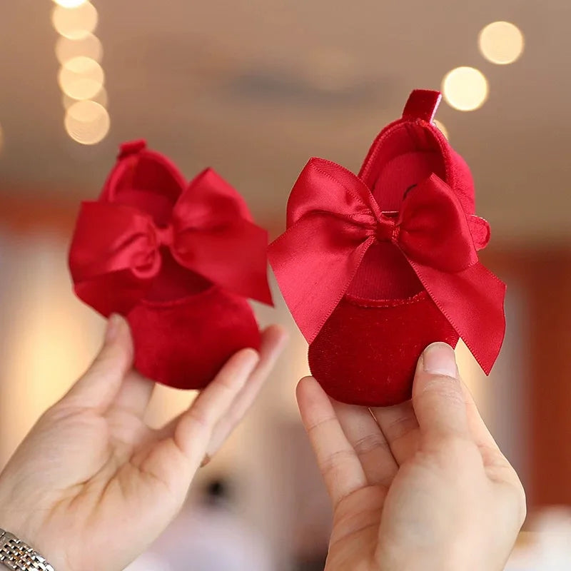 Baby-Prinzessinnen-Schuhe 2025: Flanell Spring-Autumn - First Walker Collection