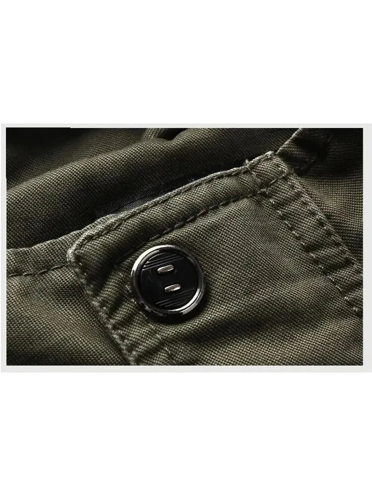 KletPro Casual-Jacke Pilotstil- Kapazität:2TaschenGröße6XL