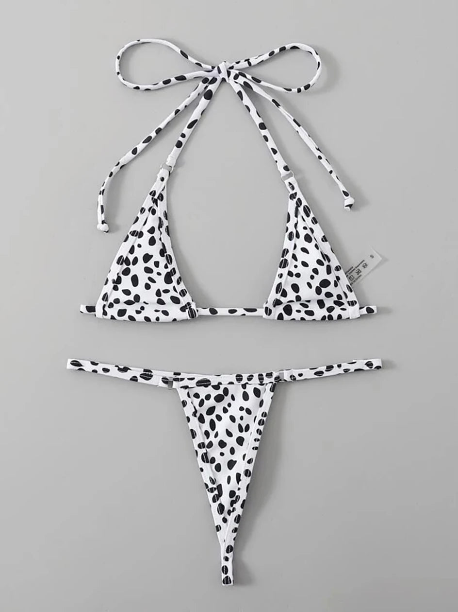 Elegant Micro Bikini Frauen Schwimmanzug Wire-Free Support Low Waist Mini Tanga Brazilian Bikinis Sets