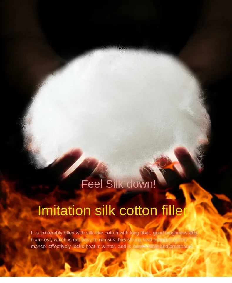 UETEEYCN Daunen Baumwoll Weste Mit Kapuze - Verschluss Reißverschluss, Größe L, Füllung Baumwolle