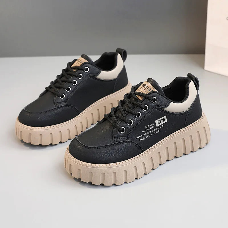 CEENIU TG00352 Plateau Sneaker Komfort - 5cm Absatz, PU