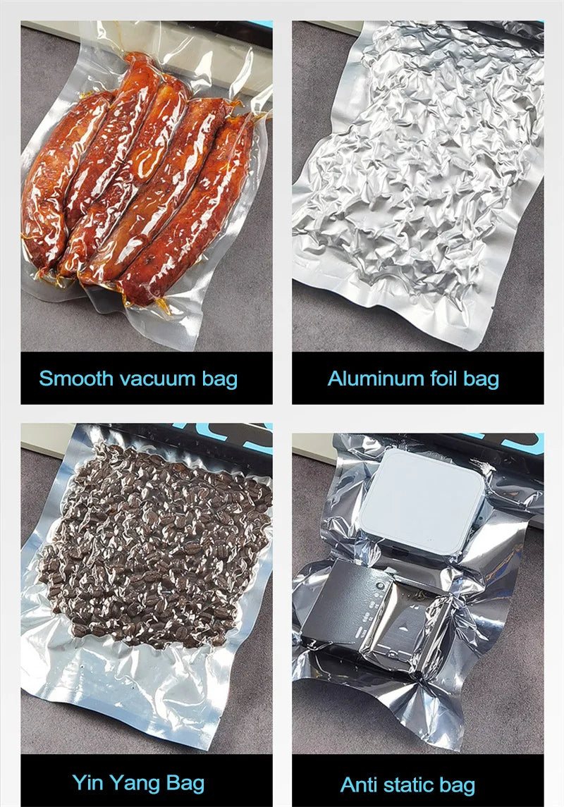 MS175 Vacuum Sealer Machine Wet Vacuum Sealer Packaging Machine Professional Food Plastic Bag Sealer 220V/110V