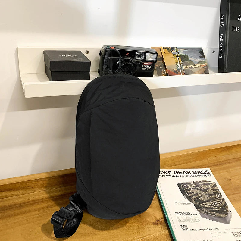 Crossbody Bag Men's Casual Chest Bag 2025 New Fashion Trendy Brand Small Shoulder Bag Women's Lightweight Sports Waist Bag Shoulder Bag