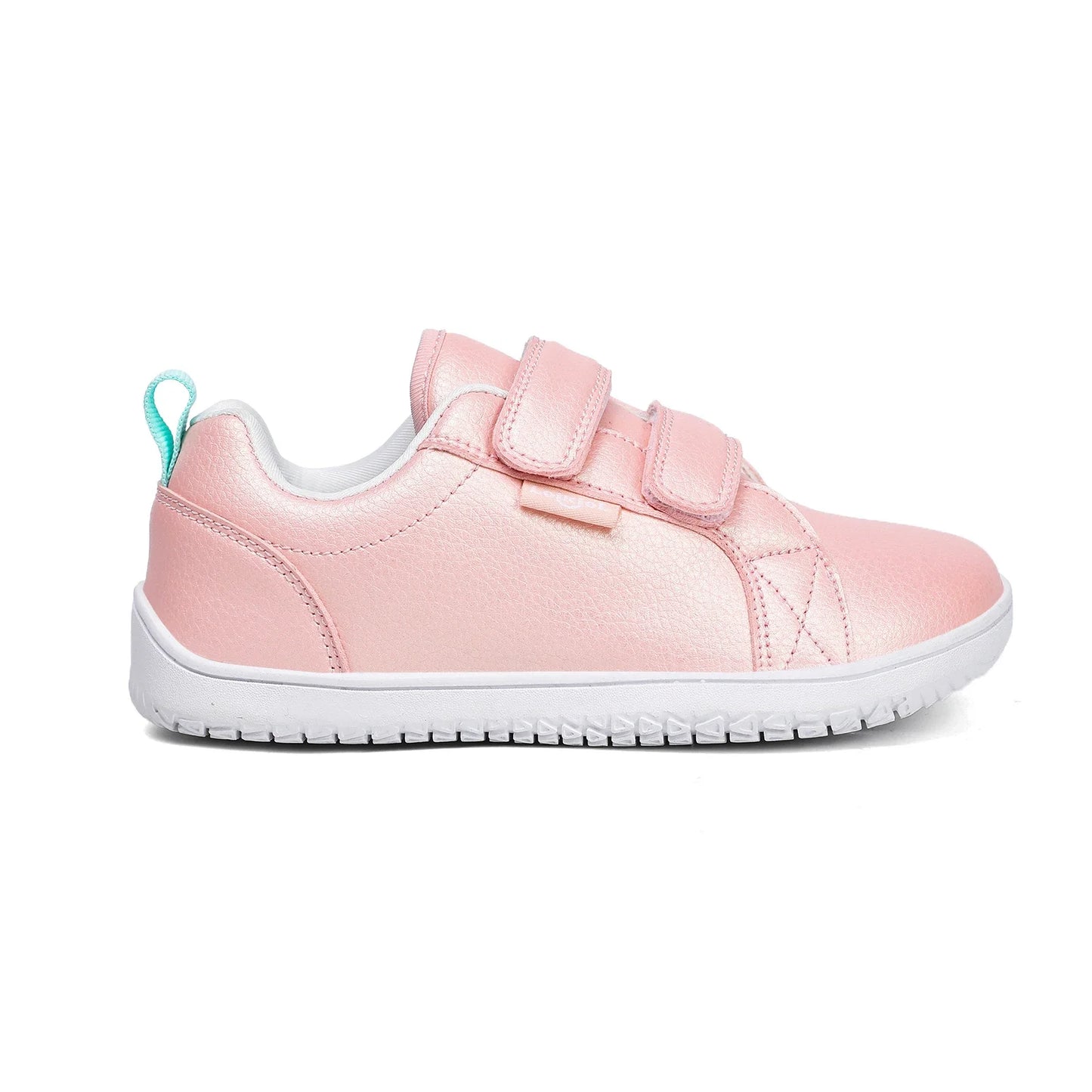 Jungen Mädchen Barfuß Schuhe - Kinder Weite Zehen Minimalistische Mode Sneaker - Leichtgewicht Klettverschluss Kunstleder Walking Flats