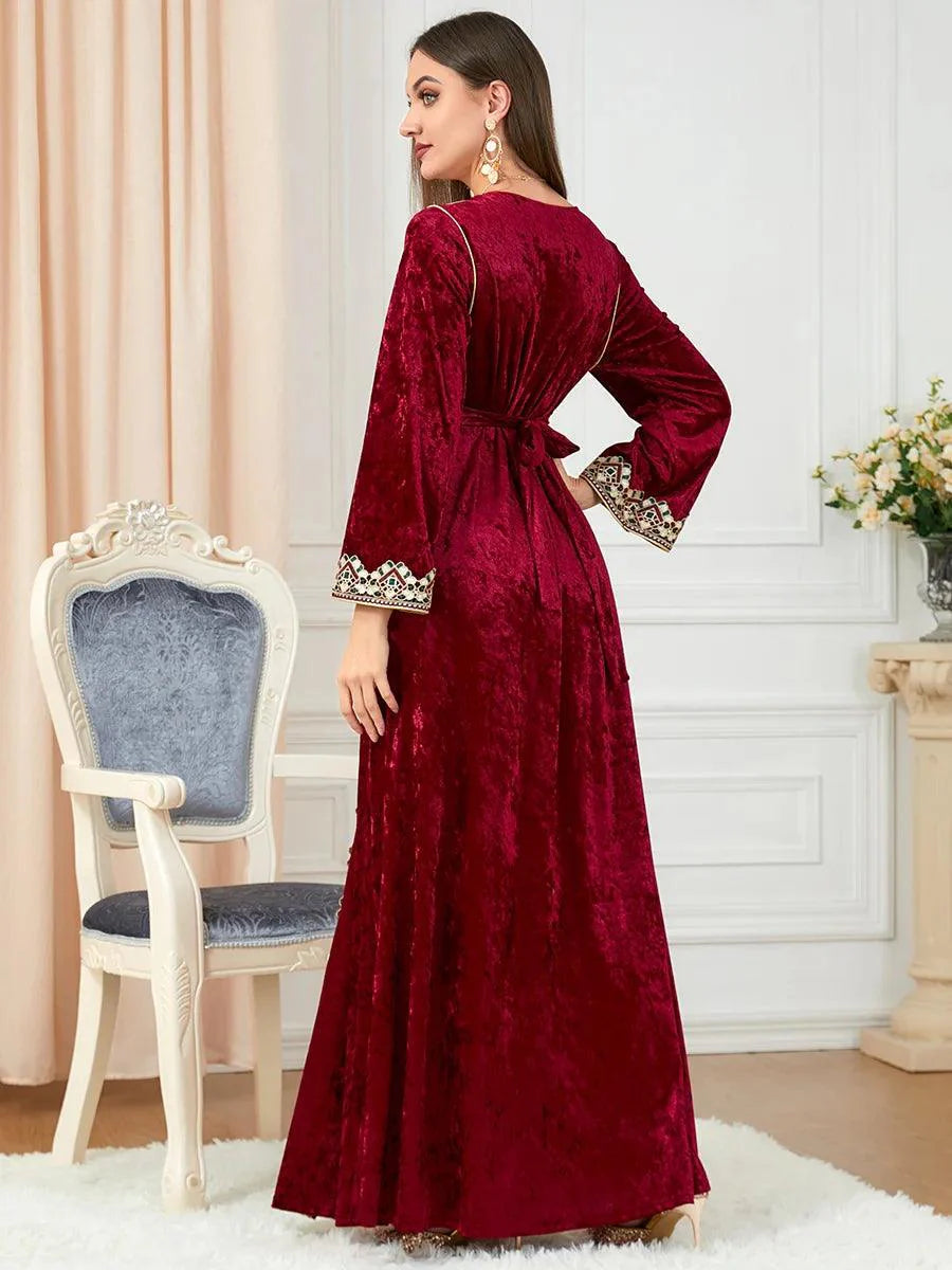 Elegant Dubai inspired dress for muslim women,Modest & stylish fashion