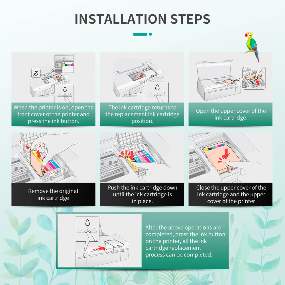 T1281 Tintenpatrone kompatibel Epson - 18ml K/C/M/Y
