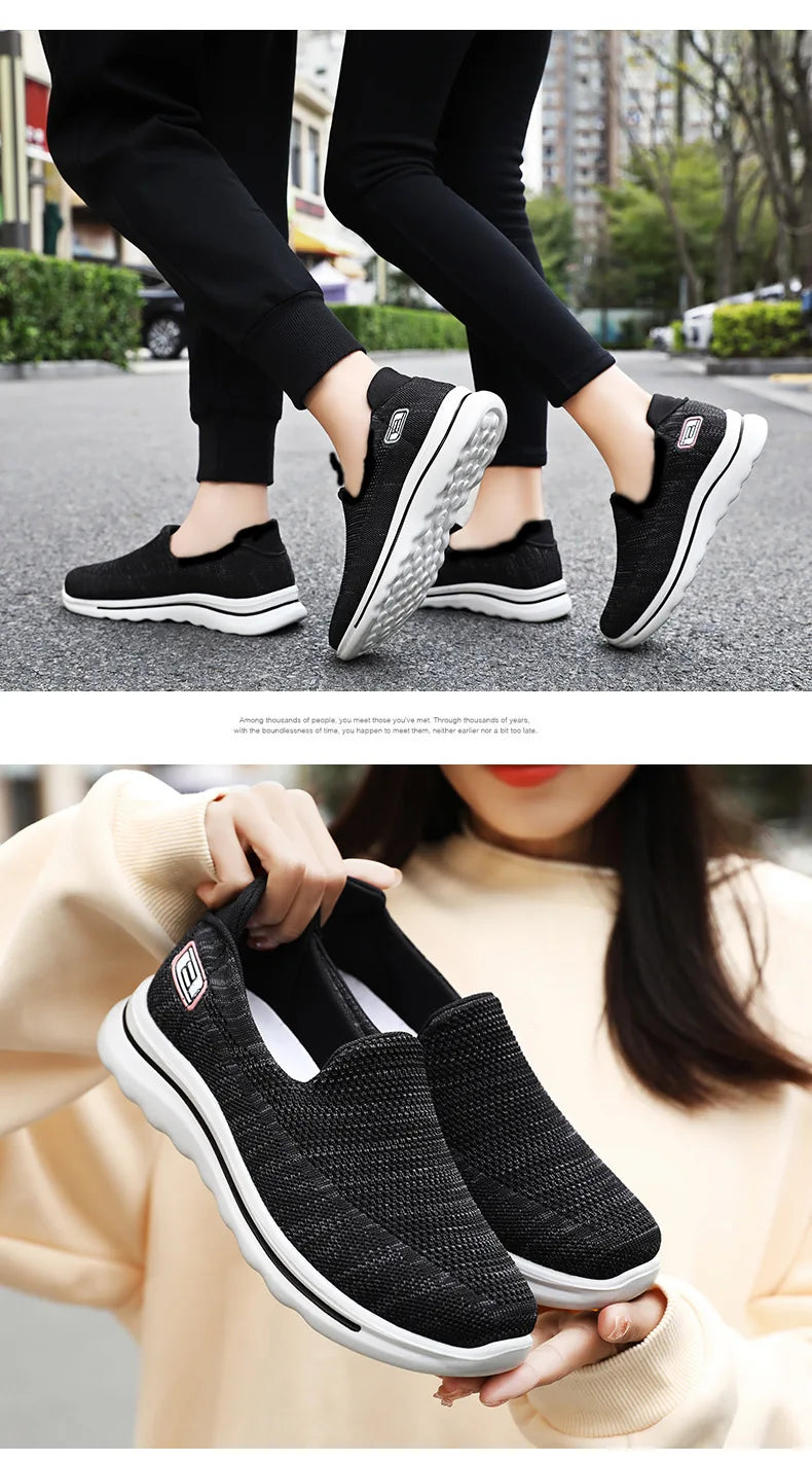 Atmungsaktive Frauen Sneakers 2025 - Leichtgewicht Weiblich Tennis Schuhe - Rutschfest Männer Sneakers Outdoor Weich Vulkanisiert Schuhe Casual Sommer