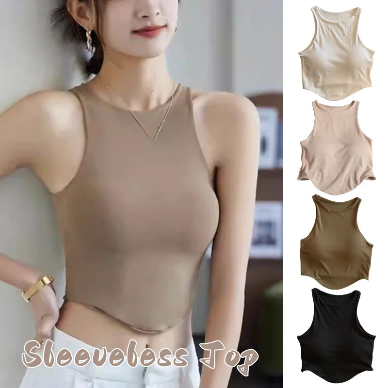 Clothing Damen Sportbustier Komfort - Cups Baumwolle Kurz