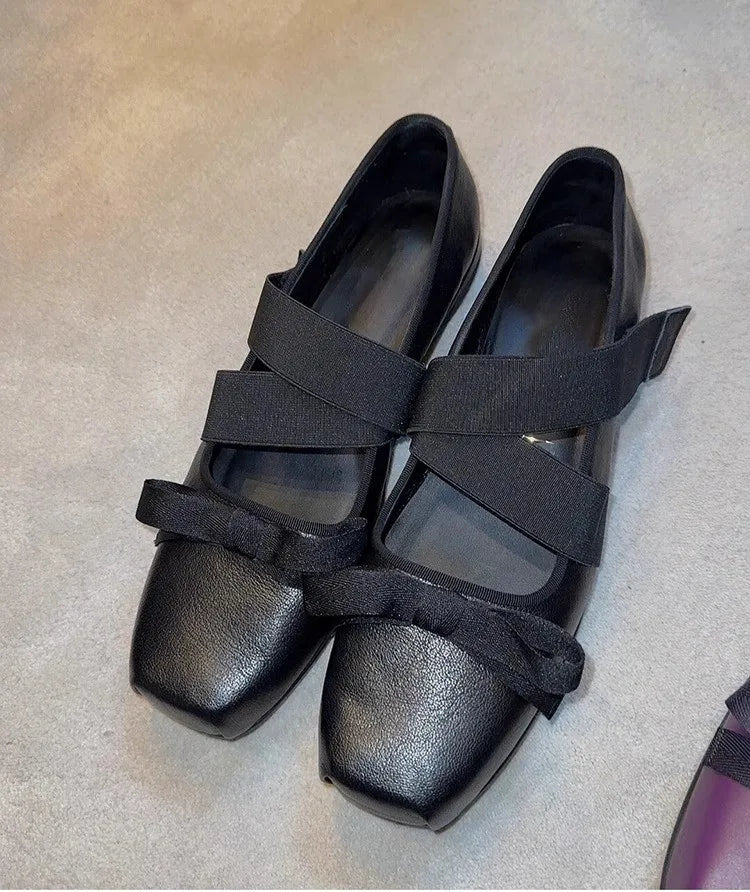 Women's Ballet Flats Shoes Woman Spring Summer 2024 Casual Sneakers Sandals Fashion Sabot Barefoot Ballerina Comfortable Elegant