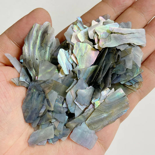 Colorful Irregular Glitter Shell Fragments Natural Abalone Shell Flakes Fragments For Nail Art Decoration Decals DIY Manicure