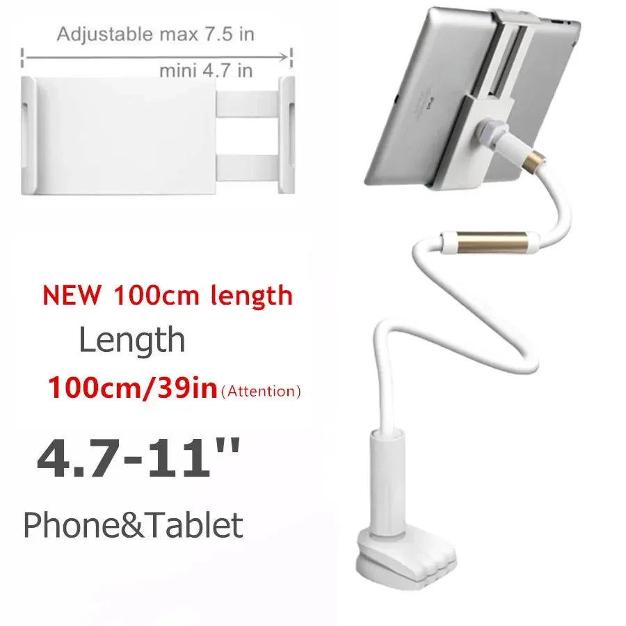 Tablet-Halterung 2025: Flexible Long Arm Stand 5-11'' Phone Tablet Support Xiaomi Samsung iPad Collection