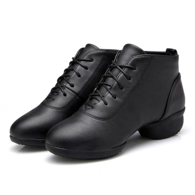 Woman's Dance Sneakers for Women Jazz Dancing Shoes Female Black Red Ladies Modern Ballroom Girl's Sports Shoes Size 34-42