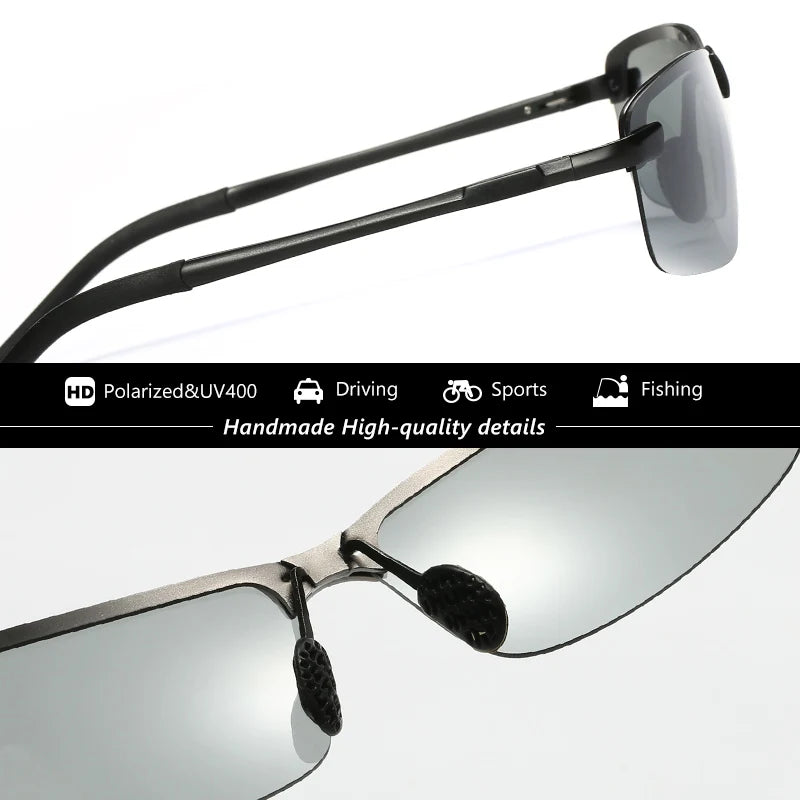 Sonnenbrille 2025: Photochromic Fishing Polarized - Chameleon Day Night Vision Driving Eyewear Collection