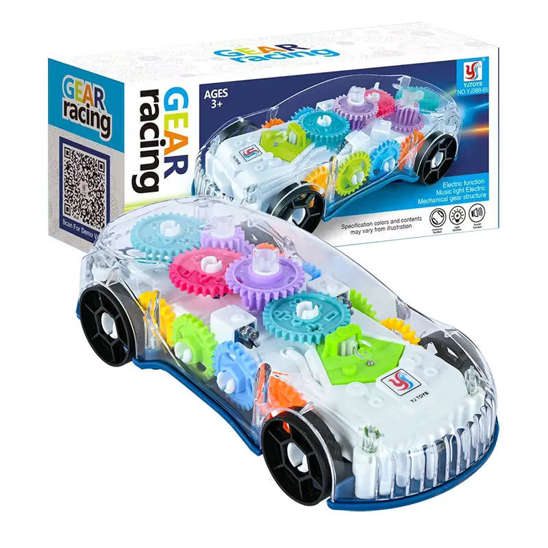 Baby Spielzeug Kleinkind Polizeiauto Elektrisches Fahrzeug Spielzeug Auto Fahren Transparente Zahnräder Musik Lichter Autos Spielzeug Für Kinder Jungen