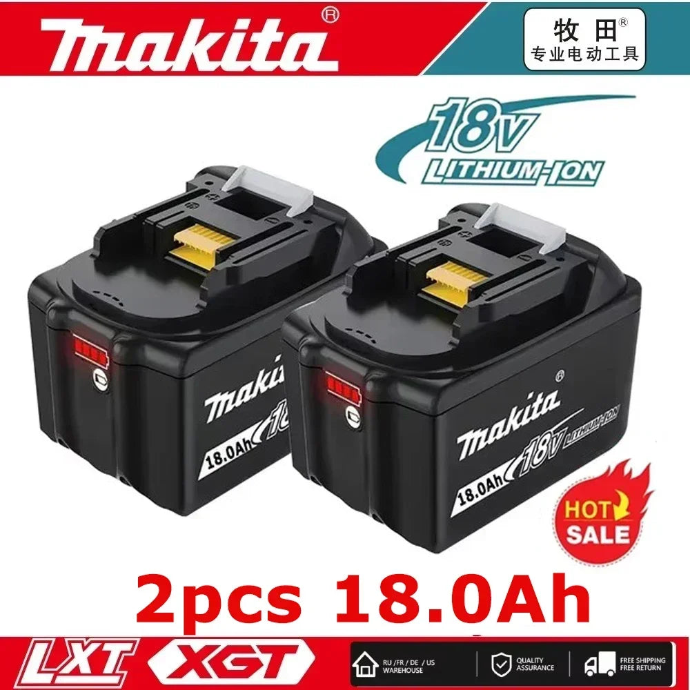 Makita 18V 9AH 9000mAh Battery Rechargeable Li-ion Lithium-ion Batteries Charger for BL1860B BL1850 BL1830 BL1815 LXT400