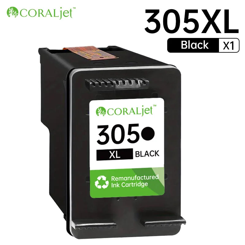 Coraljet 305XL Kompatibel Schwarz - XL Kapazität Für HP