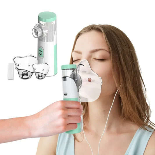 Mini nebulizator portabil silențios inhalator portabil cu ultrasunete nebulizator medical inalador atomizor bebeluși copii adulți pentru tuse astm