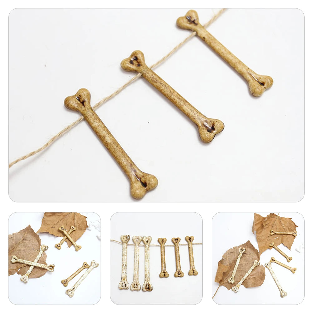 OhneMarke 20er Pack künstliche Knochen - Kunststoff, klein