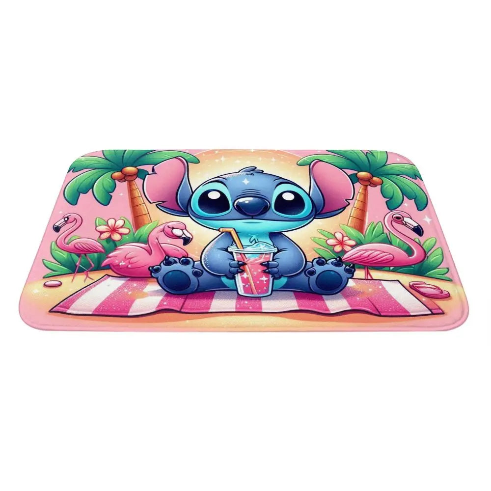 Custom Cartoon Stitch Floor Door Kitchen Bathroom Mat Anti-Slip Outdoor Doormat Bedroom Balcony Entrance Rug Carpet Footpad