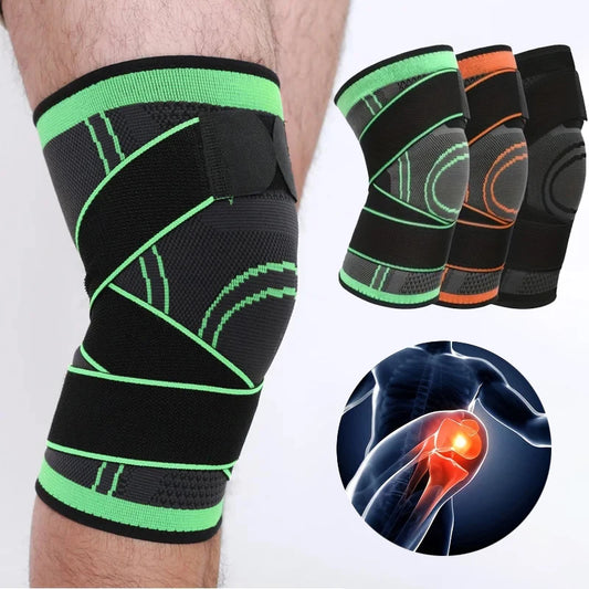 Knieschützer 2025: 1pc Adjustable Knee Guard Knee Support Braces - Compression Protection Sleeves Sport Running Basketball Squats Fitness Workout Collection