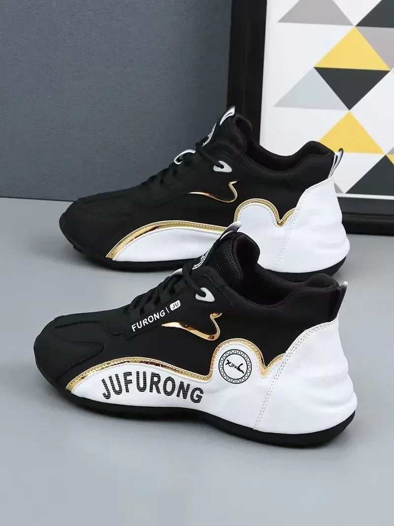 Man 2024 Luxury Sneakers Sports Shoe Women Casual Sneakers Chunky Sneakers Couples New Designer Soft-soled Leather Running Shoes
