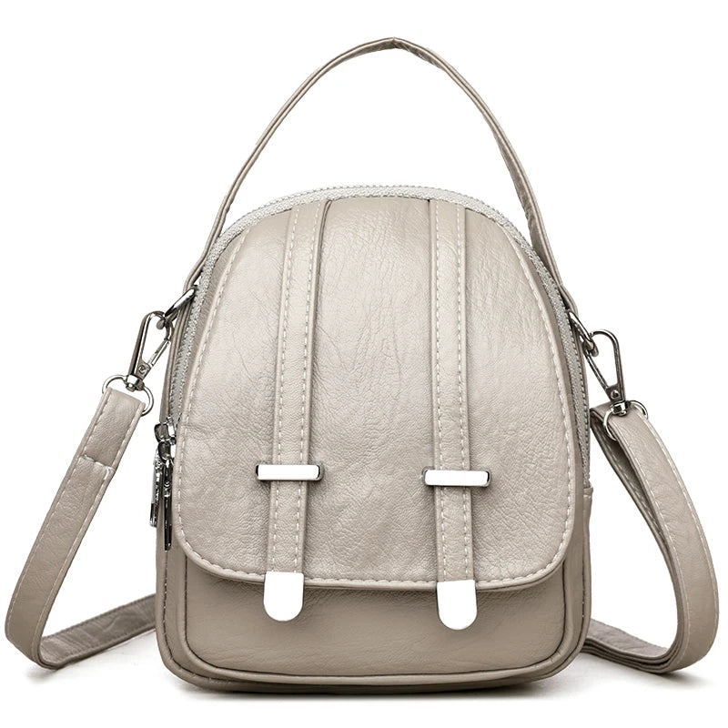 Fashion Multilayer Crossbody Bags For Women 2024 Luxury Designer Brand Leather Shoulder Messenger Bag Ladies Purses and Handbags