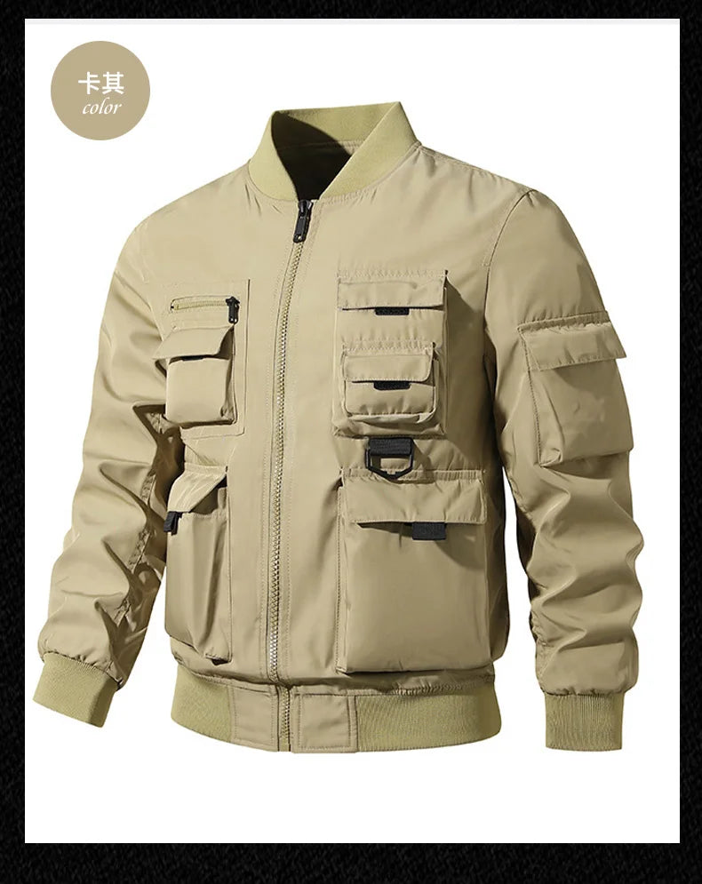 Alpha Ranger Baseballjacke Winddicht - 3 Taschen, M