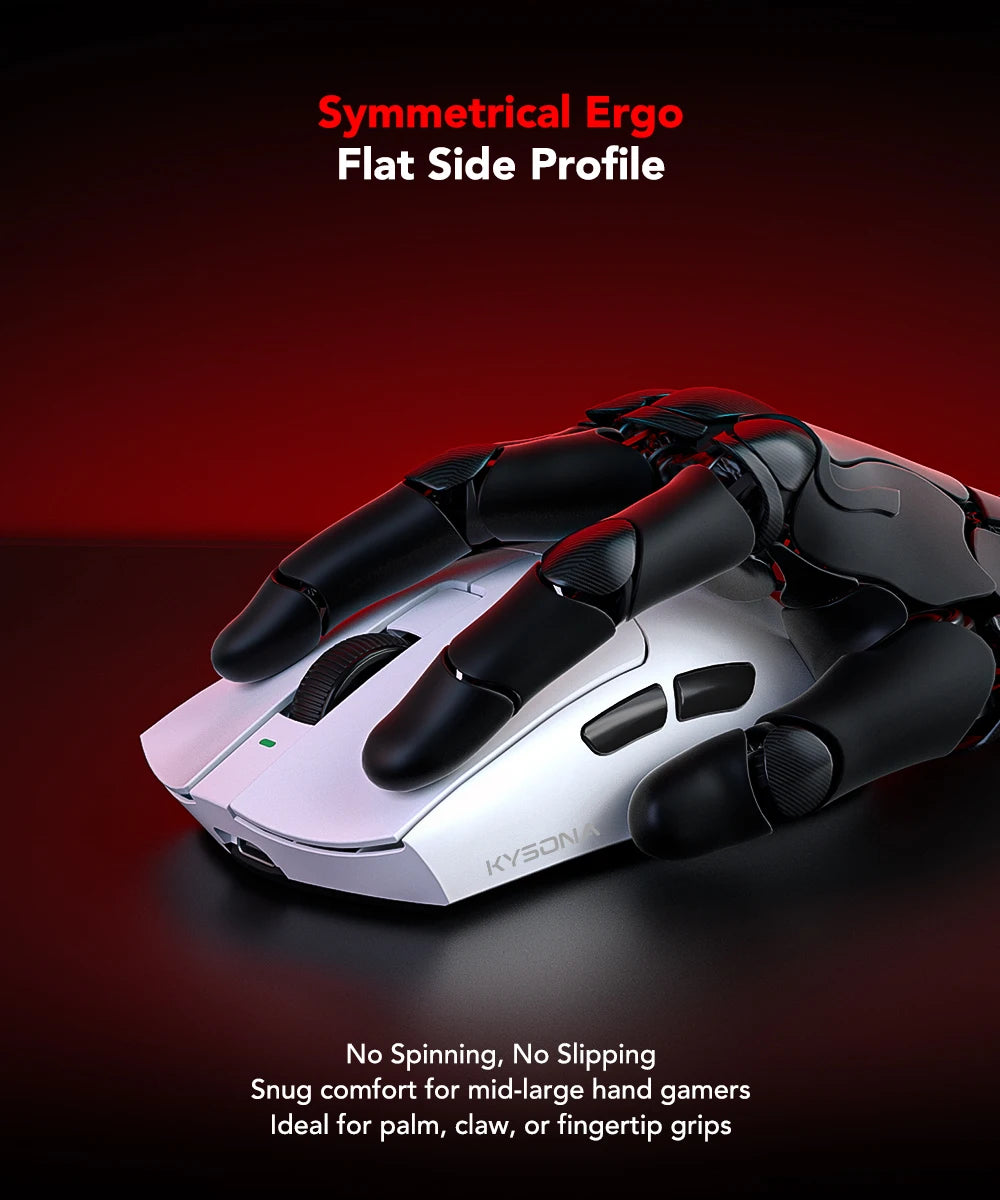Mouse de gaming wireless Kysona Jupiter - 26000DPI 49g BT