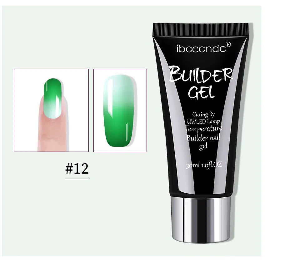 Semi-permanent Gel for Nails Poly Nail Gel Polygels Uv Led Nail Lamp Manicure Extension Material Acrylic Polish temperature