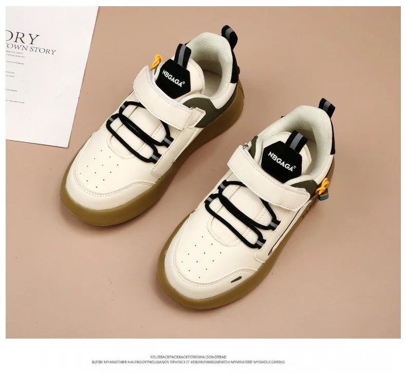 Jungen Mode Skate Schuhe 2025 - Dämpfende Sohle Fußgewölbe-Unterstützung - Plattfuß Casual Sneakers Schulschuhe