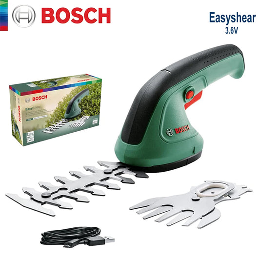 Bosch Elektrisch Hecken Trimmer 2025 - Kabellos Beschneidung Scheren Batterie - Aufladbar Scheren Hecken Schneider Gras Bonsai Strauch Garten Power Werkzeuge