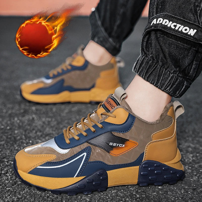 Herren-Platform-Sneaker 2025: Luxus Winter Cotton - Plus Size Running Collection